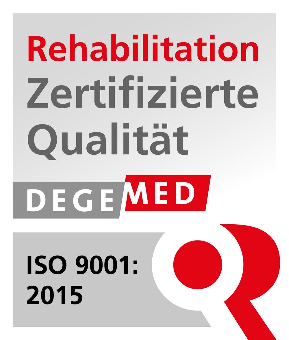 DEGEMED-Zertifizierung Rehabilitation ISO 9001:2015